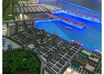 茂名港博贺新港区规划模型